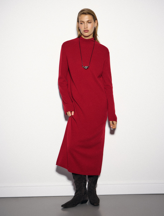 платье макси из 100% шерсти - цена, описание и отзывы - фото №3