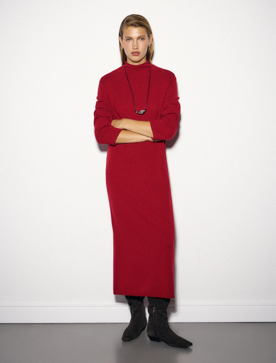 платье макси из 100% шерсти - цена, описание и отзывы - фото №5