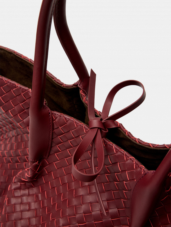 сумка в технике плетения intrecciato - цена, описание и отзывы - фото №5
