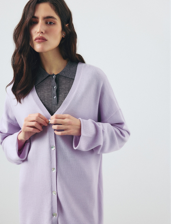 кардиган из шерсти и шёлка - цена, описание и отзывы - фото №3