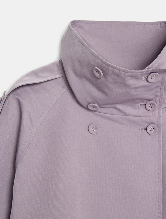 плащ укороченный двубортный - цена, описание и отзывы - фото №7