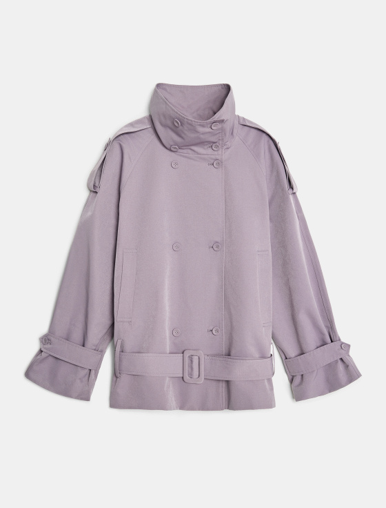 плащ укороченный двубортный - цена, описание и отзывы - фото №1