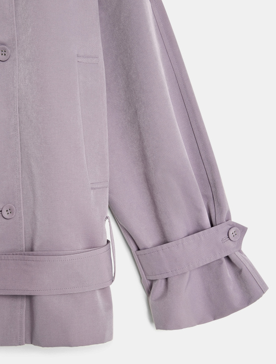 плащ укороченный двубортный - цена, описание и отзывы - фото №8