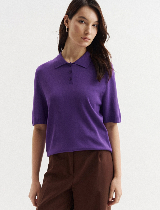 джемпер-поло из вискозы - цена, описание и отзывы - фото №2