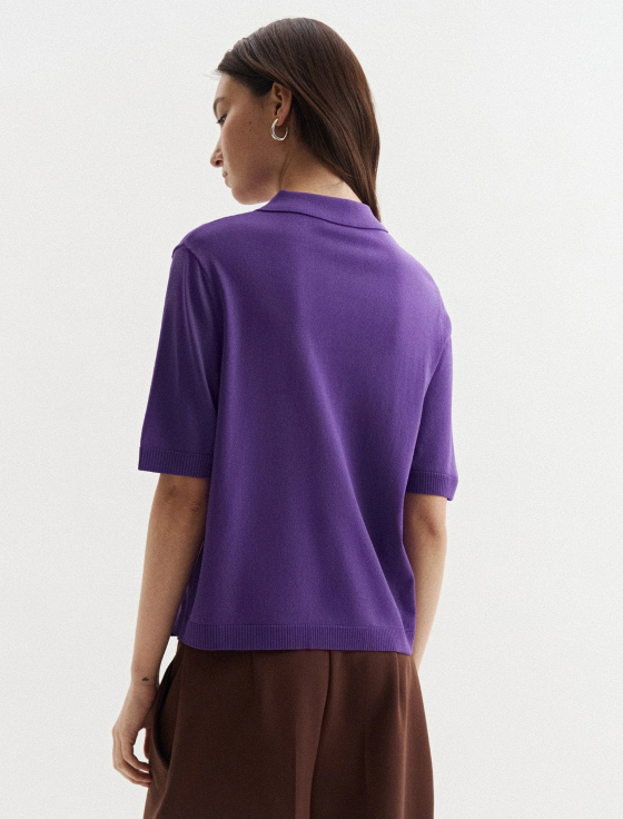 джемпер-поло из вискозы - цена, описание и отзывы - фото №3