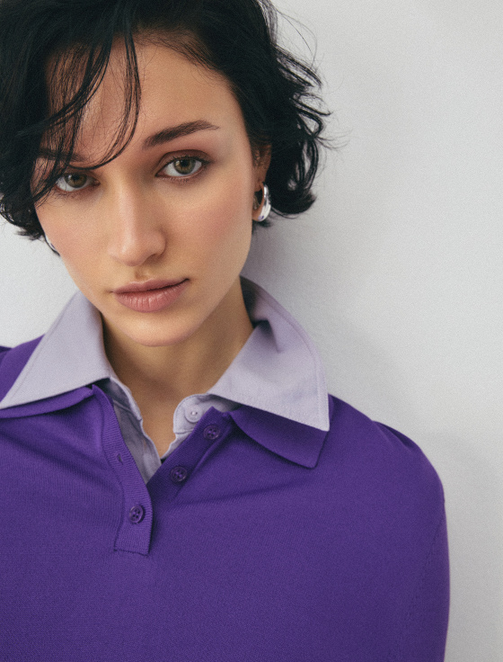 джемпер-поло из вискозы - цена, описание и отзывы - фото №6