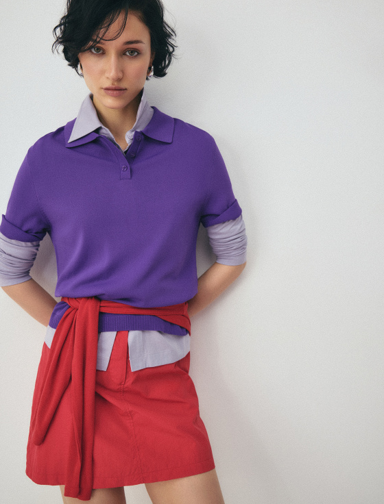 джемпер-поло из вискозы - цена, описание и отзывы - фото №2