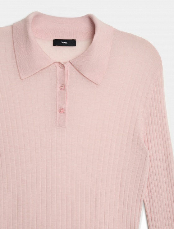 джемпер-поло из 100% шерсти - цена, описание и отзывы - фото №7