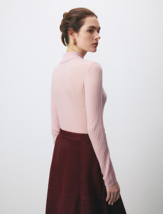 джемпер-поло из 100% шерсти - цена, описание и отзывы - фото №4