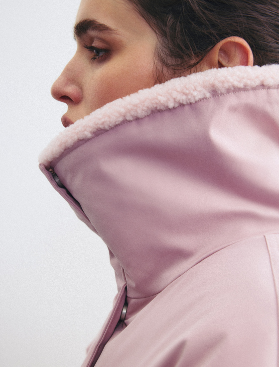 куртка с отделкой из натуральной овчины - цена, описание и отзывы - фото №7