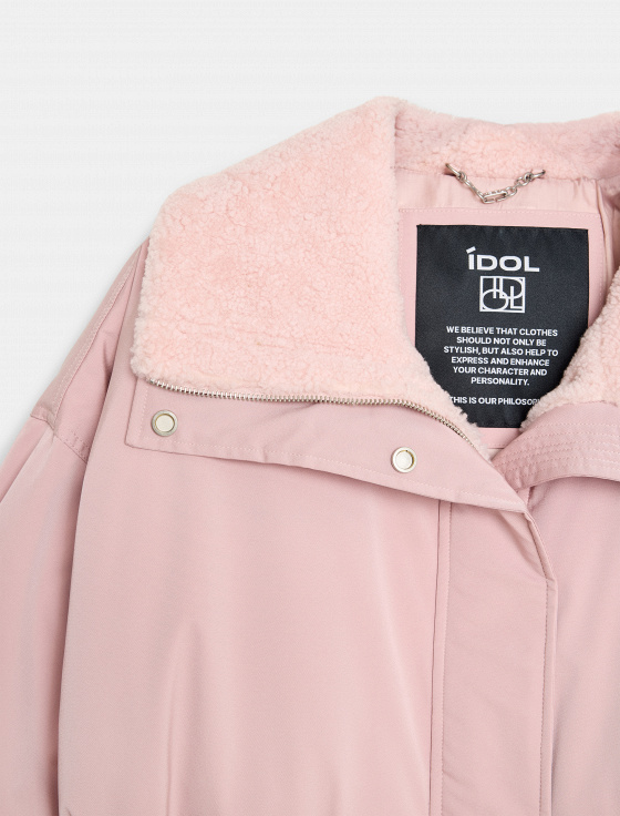 куртка с отделкой из натуральной овчины - цена, описание и отзывы - фото №10