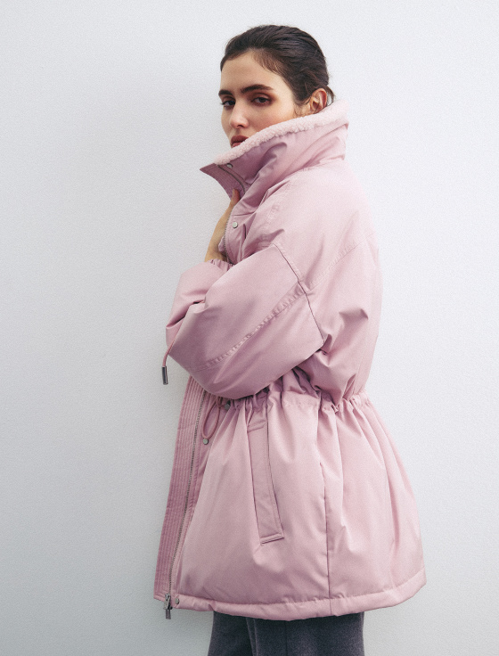 куртка с отделкой из натуральной овчины - цена, описание и отзывы - фото №4