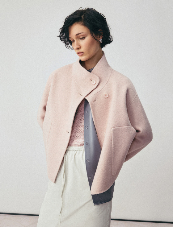 полупальто из шерсти и шёлка - цена, описание и отзывы - фото №3