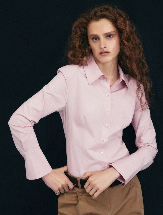 рубашка из лиоцелла и хлопка - цена, описание и отзывы - фото №1