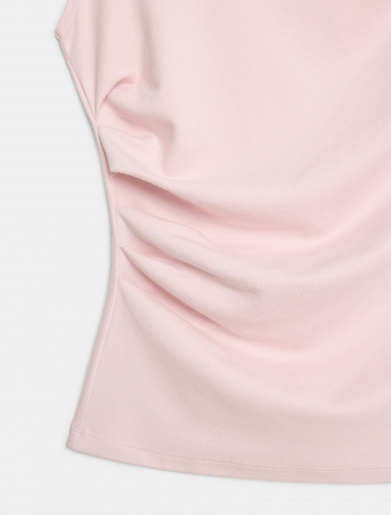 блуза из вискозы и хлопка без рукава - цена, описание и отзывы - фото №4