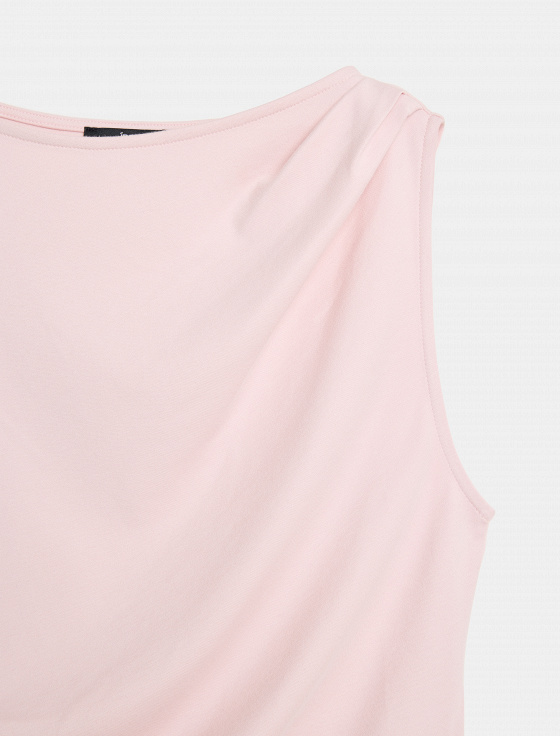 блуза из вискозы и хлопка без рукава - цена, описание и отзывы - фото №3