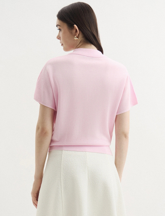 джемпер-поло из лиоцелла - цена, описание и отзывы - фото №3