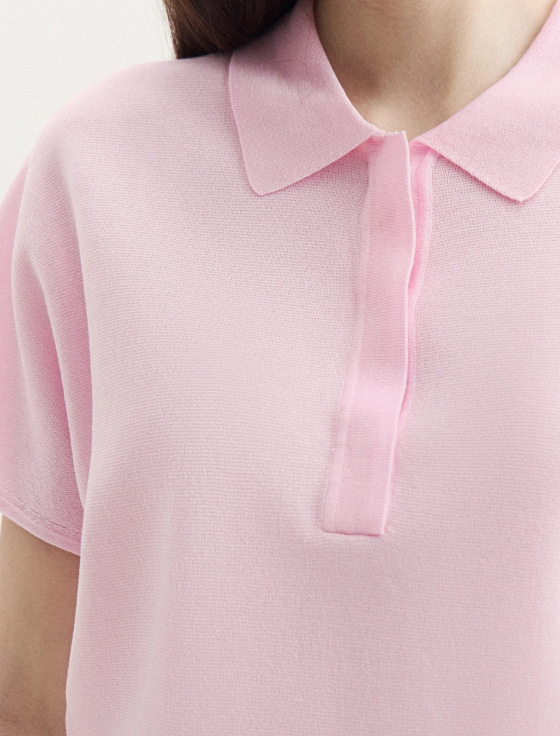 джемпер-поло из лиоцелла - цена, описание и отзывы - фото №4