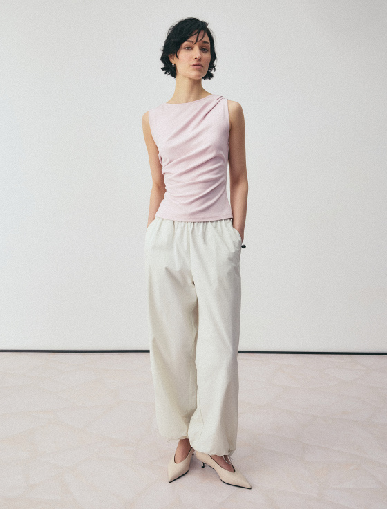 блуза из вискозы и хлопка без рукавов - цена, описание и отзывы - фото №3