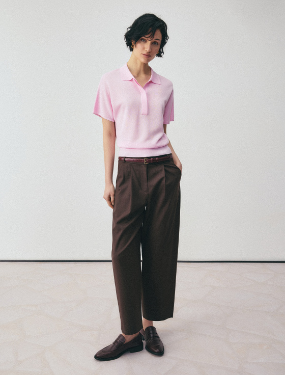 джемпер-поло из лиоцелла - цена, описание и отзывы - фото №6