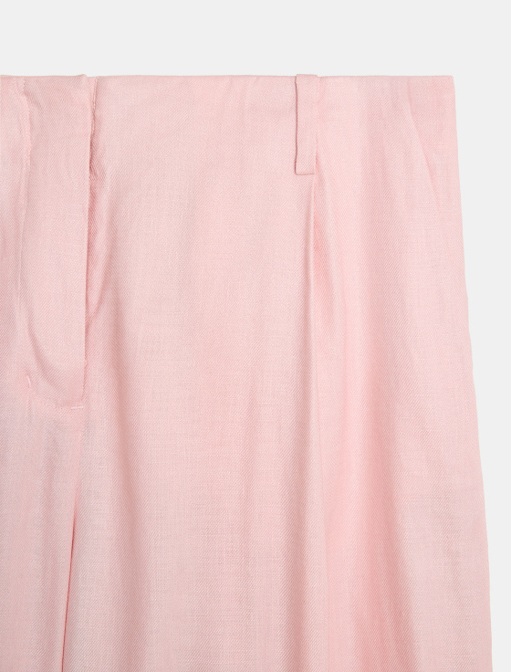 брюки прямого силуэта из вискозы и льна - цена, описание и отзывы - фото №3