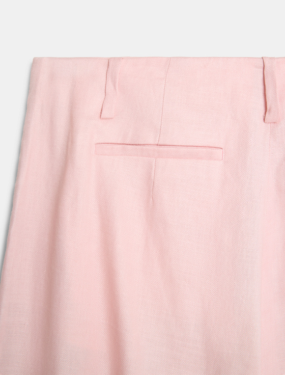 брюки прямого силуэта из вискозы и льна - цена, описание и отзывы - фото №4