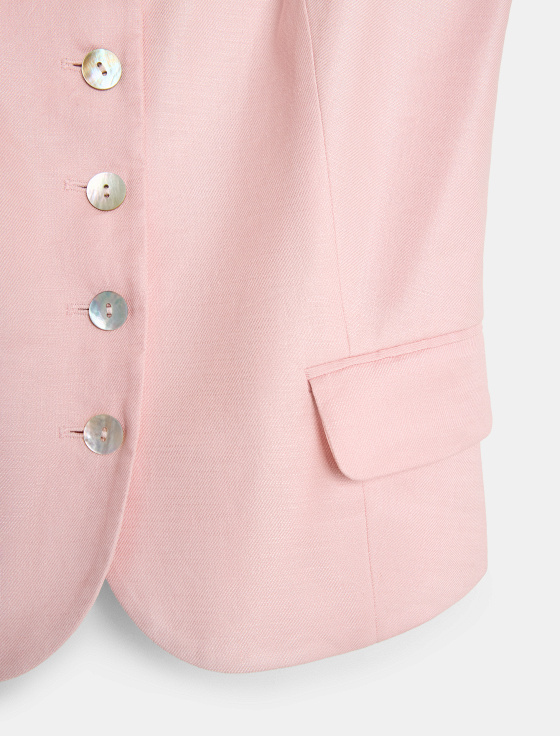 жилет из вискозы и льна - цена, описание и отзывы - фото №4