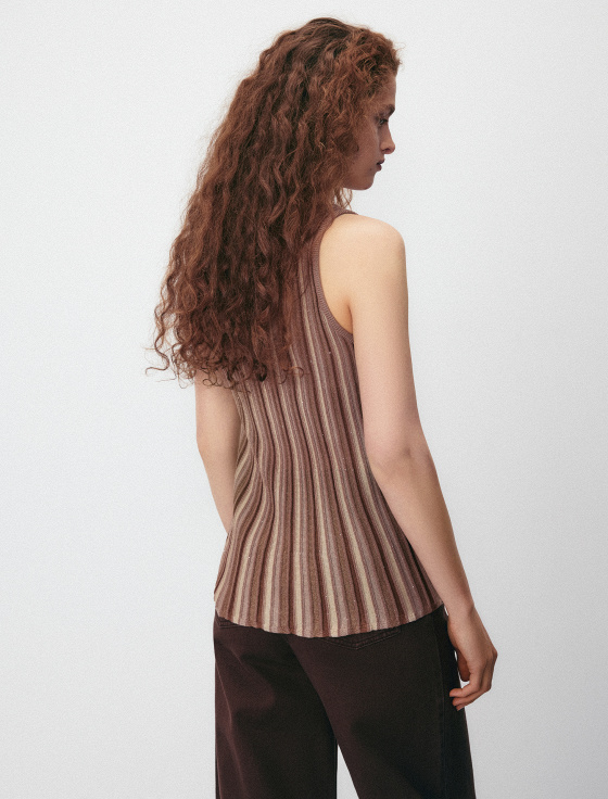 жилет из вискозы с люрексом - цена, описание и отзывы - фото №3